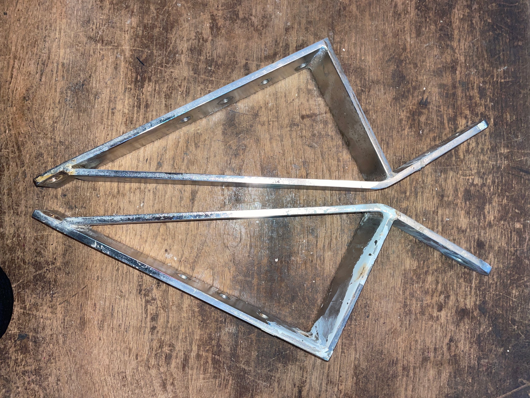 PAIR Tartan 30 Chainplates Sailboat Parts