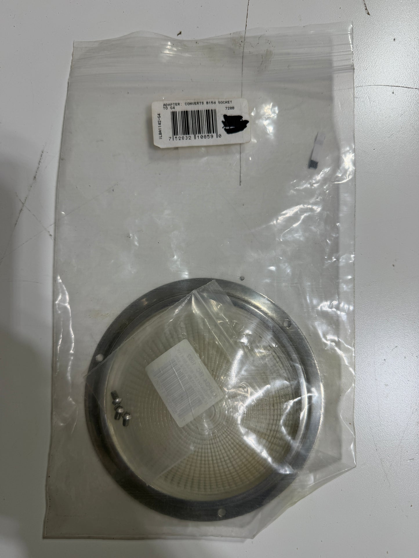 Replacement Glass & Trim For Interior 4 3/4" Diameter Light