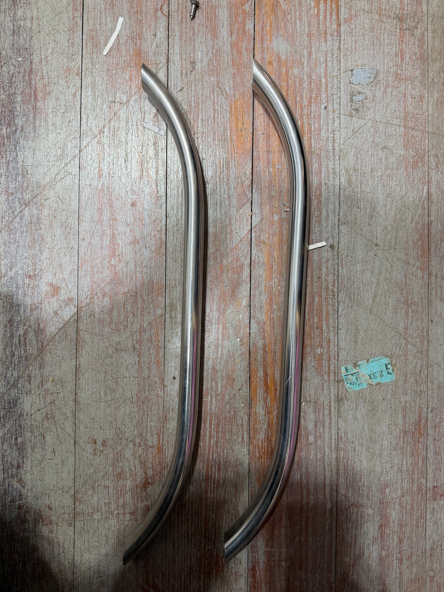 PAIR Stainless Steel 18" Grab Handles - Catalina Morgan 38