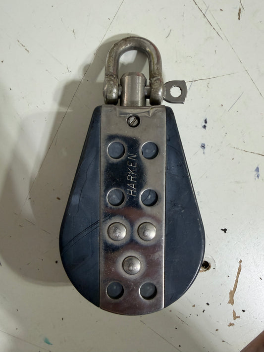 Large Harken 3" Swivel Block With Shackle - 5/8" Line