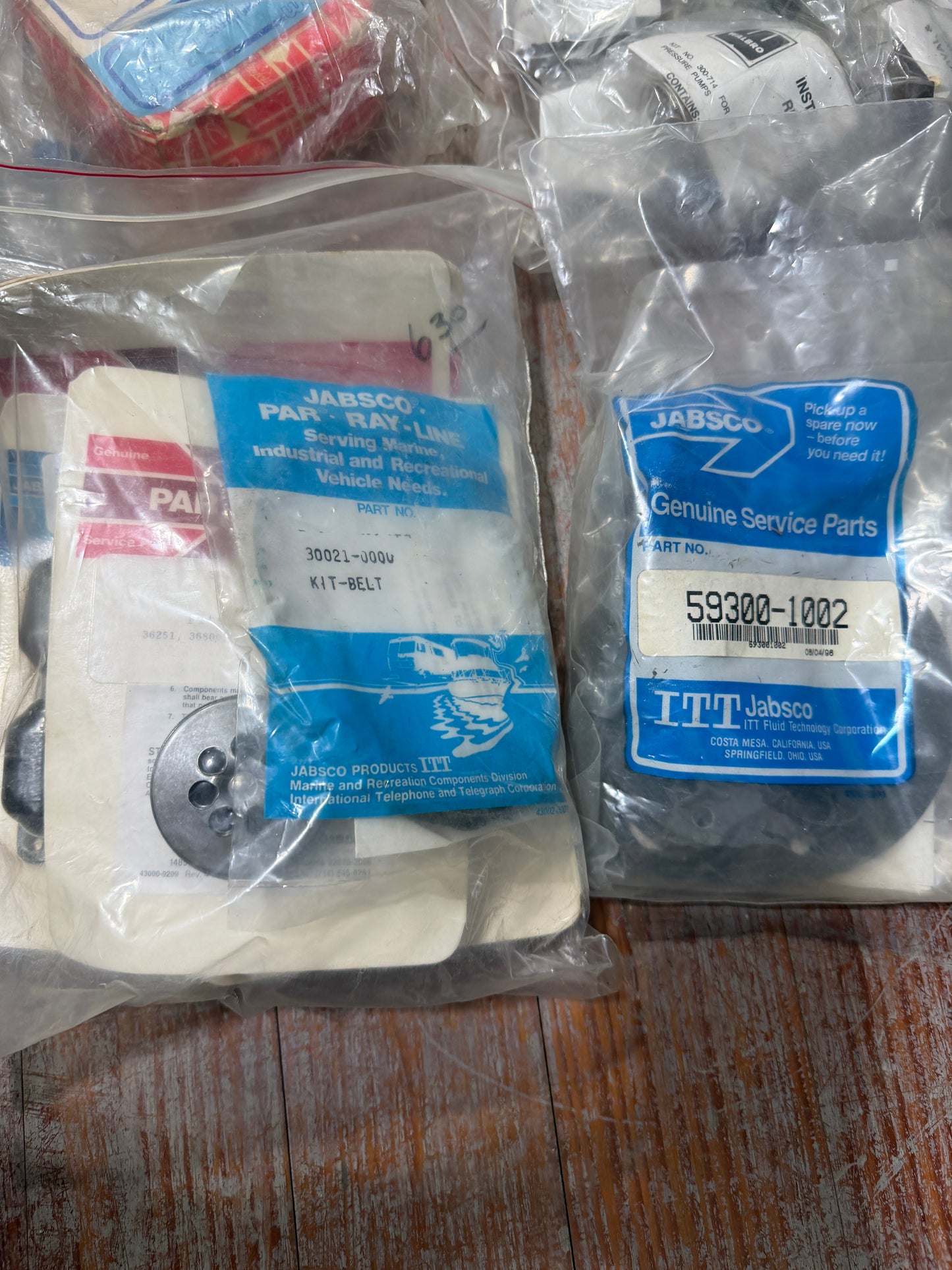 LOT OF PARTS FOR A VOLVO PENTA MD11C