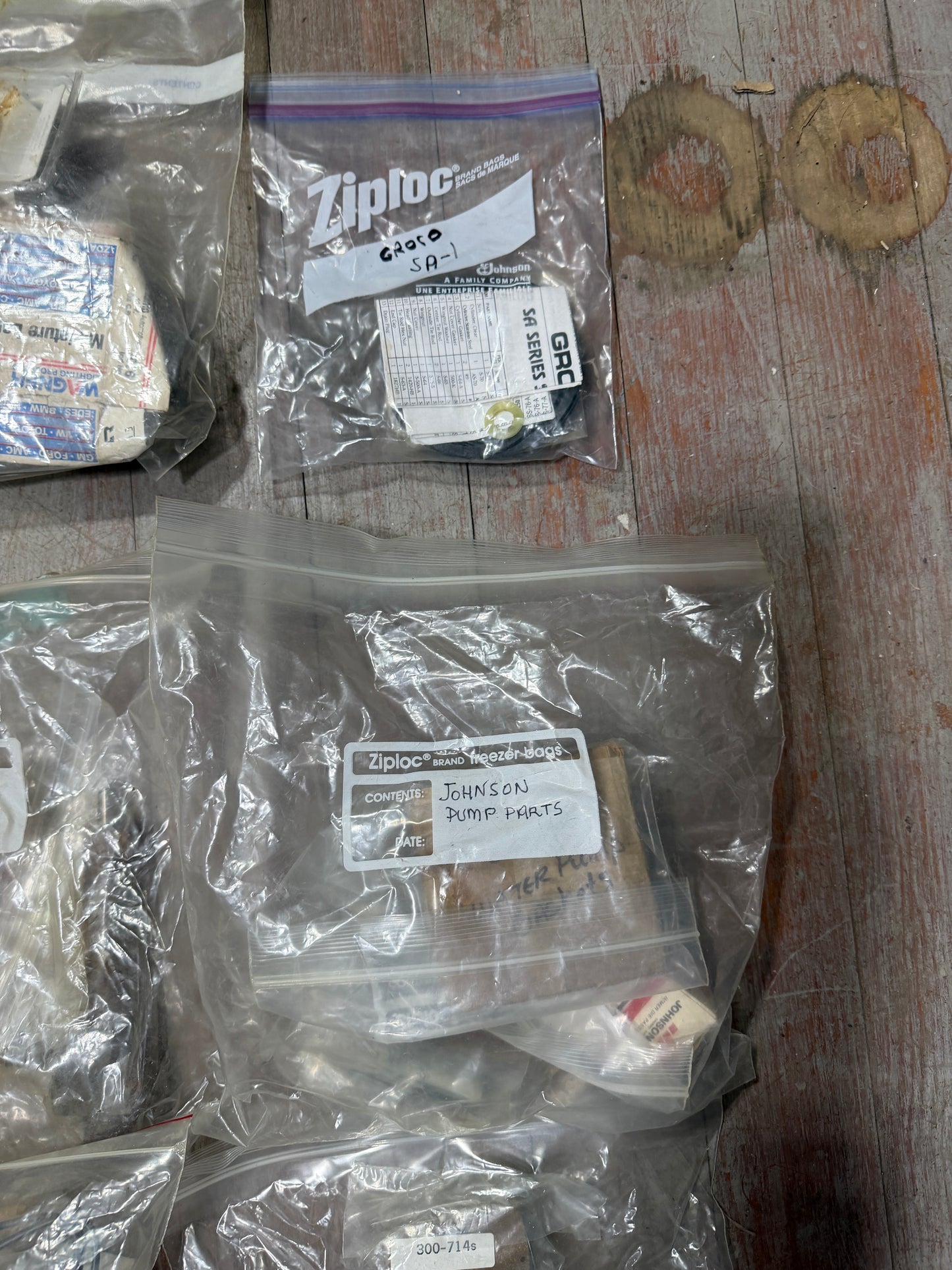 LOT OF PARTS FOR A VOLVO PENTA MD11C