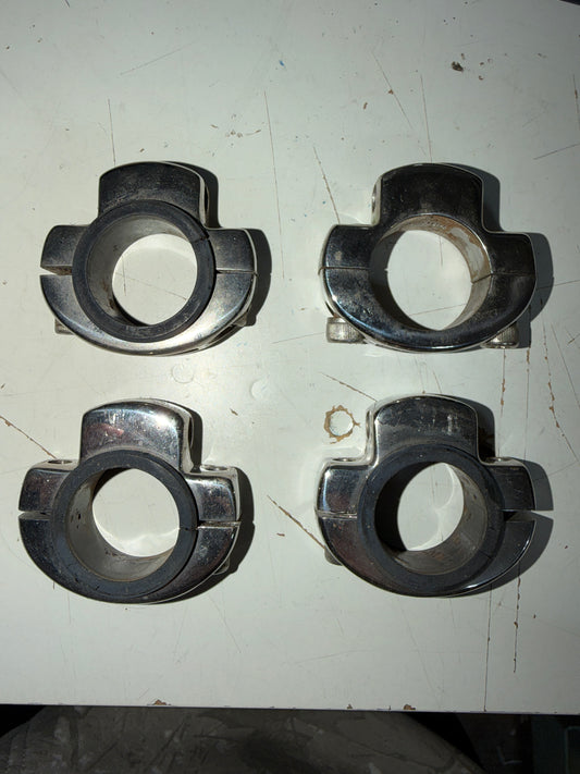 Set of 4 - Edson Universal Clamp On Table Mounting Hardware - 1" Tubing