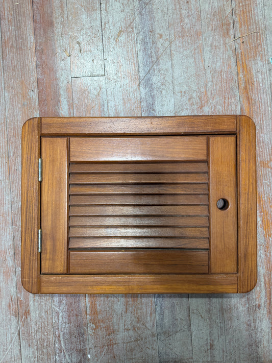 Framed Louvered Door ID: 19 1/2" x 14 1/4"- Catalina Morgan 38 -- #281