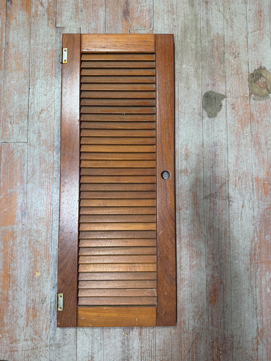 Mid Size Louvered Door 37" Tall x 14 3/8" Wide - Catalina Morgan 38 -- #285
