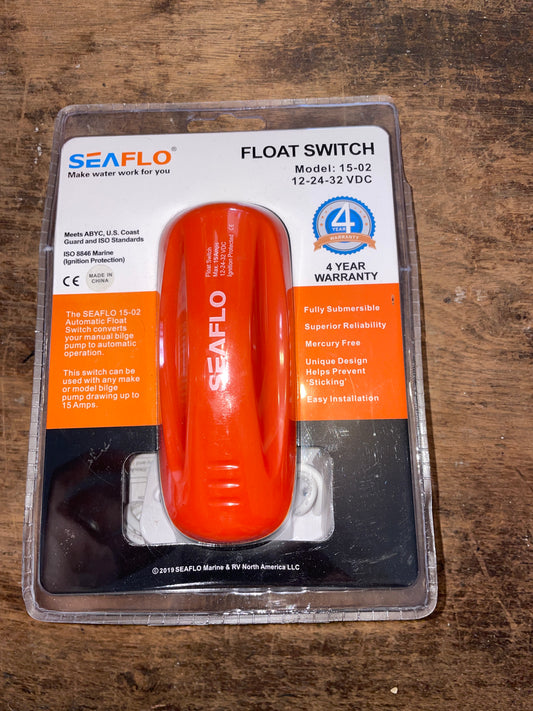 Seaflo Float Switch Model 15-02 NEW
