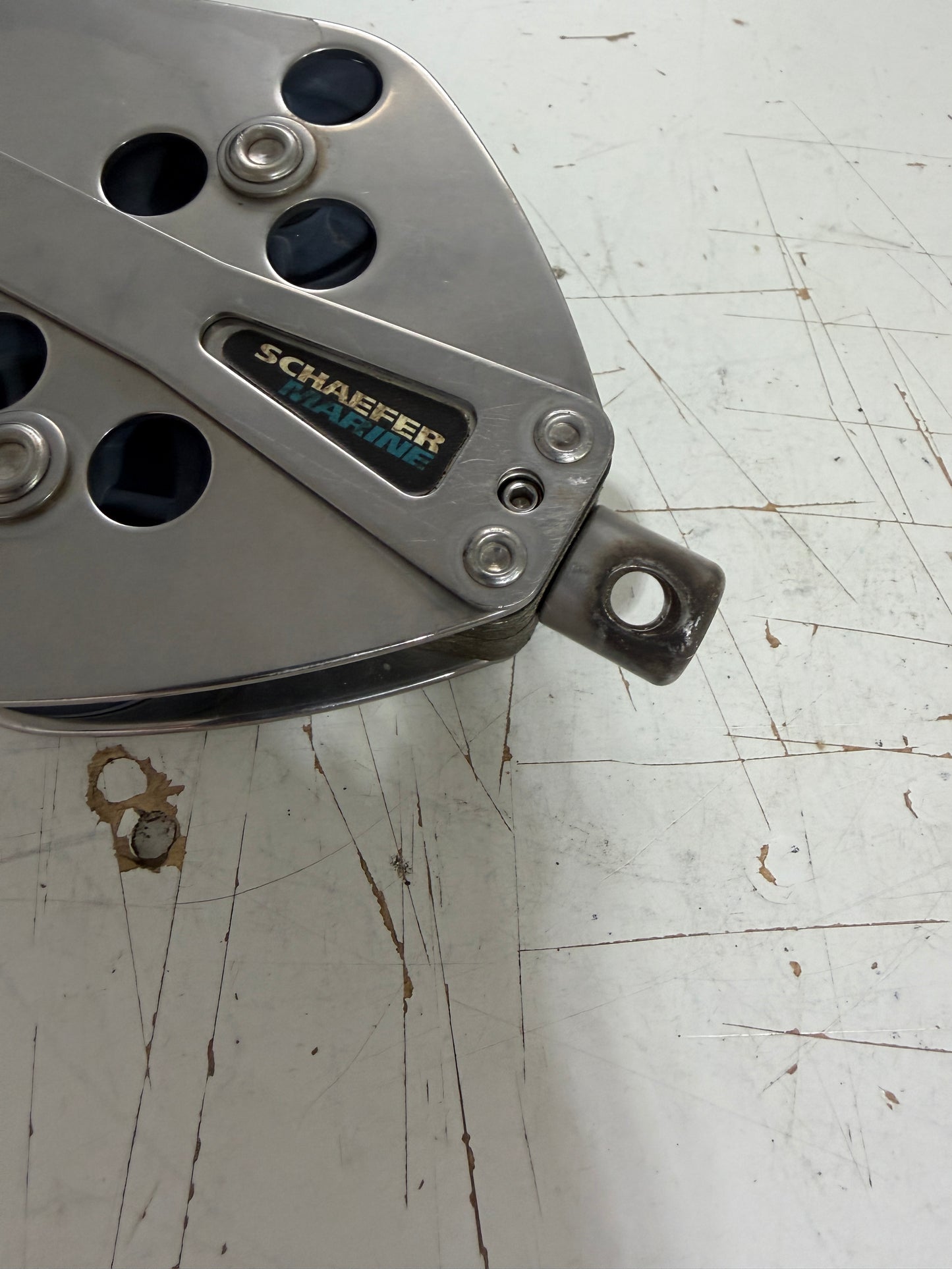 Schaefer Swivel Triple Fiddle Block - 9/16" Line