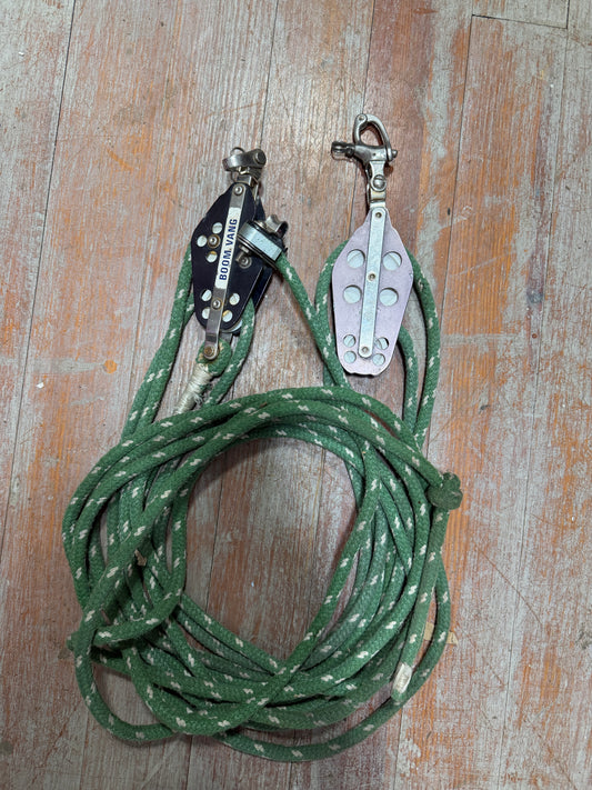 Schaefer Fiddle Block Boom Vang OFF PEARSON 30 - 3/8" Line