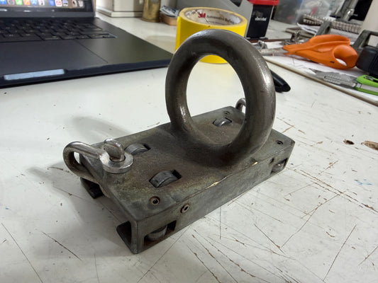 Bronze Spinnaker / Mast Lead Car - Fits 1 1/4" Track Size - Catalina Morgan 38