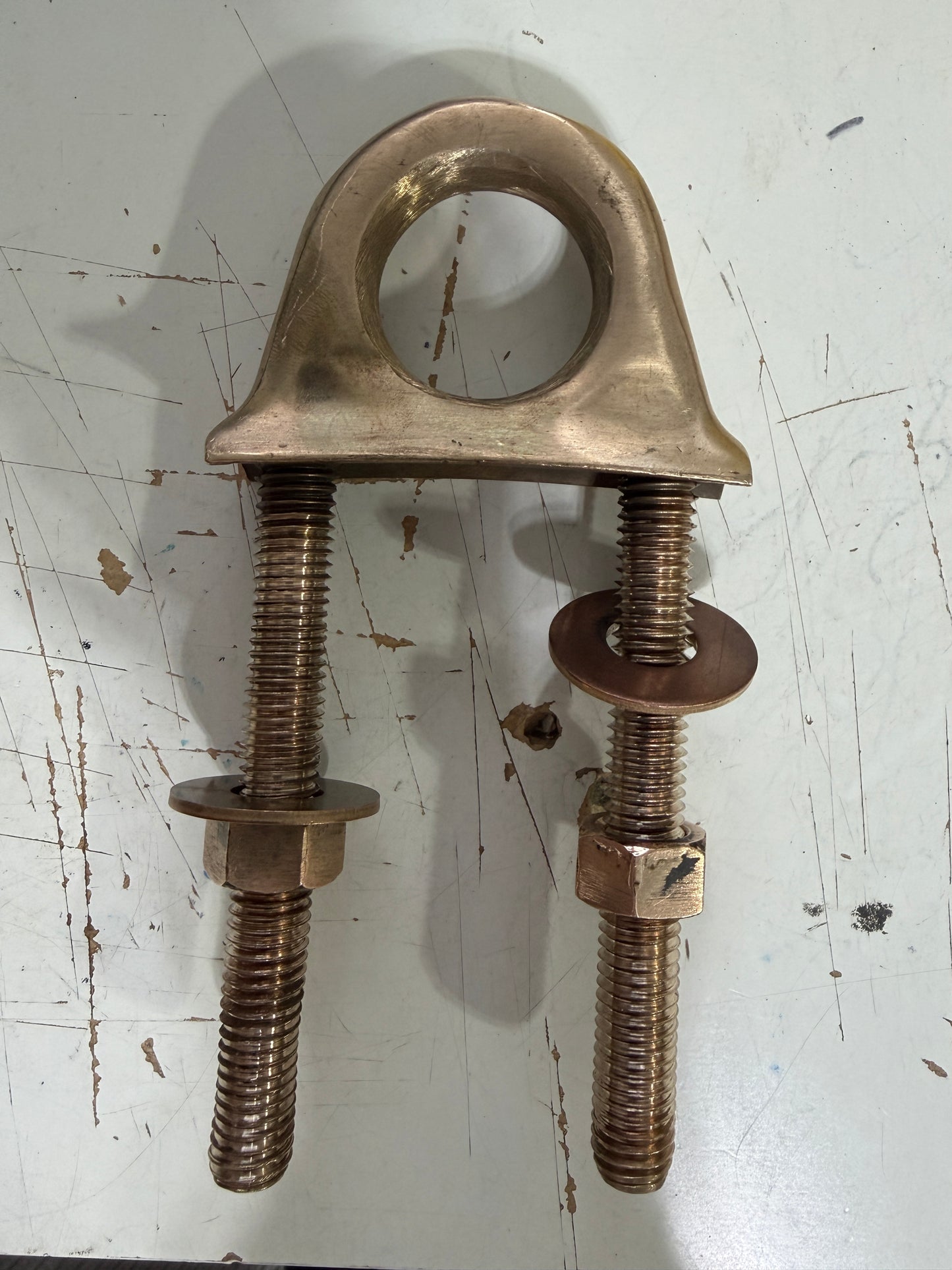 3 1/2" Bronze Eye Bolt - 6 1/2" Length