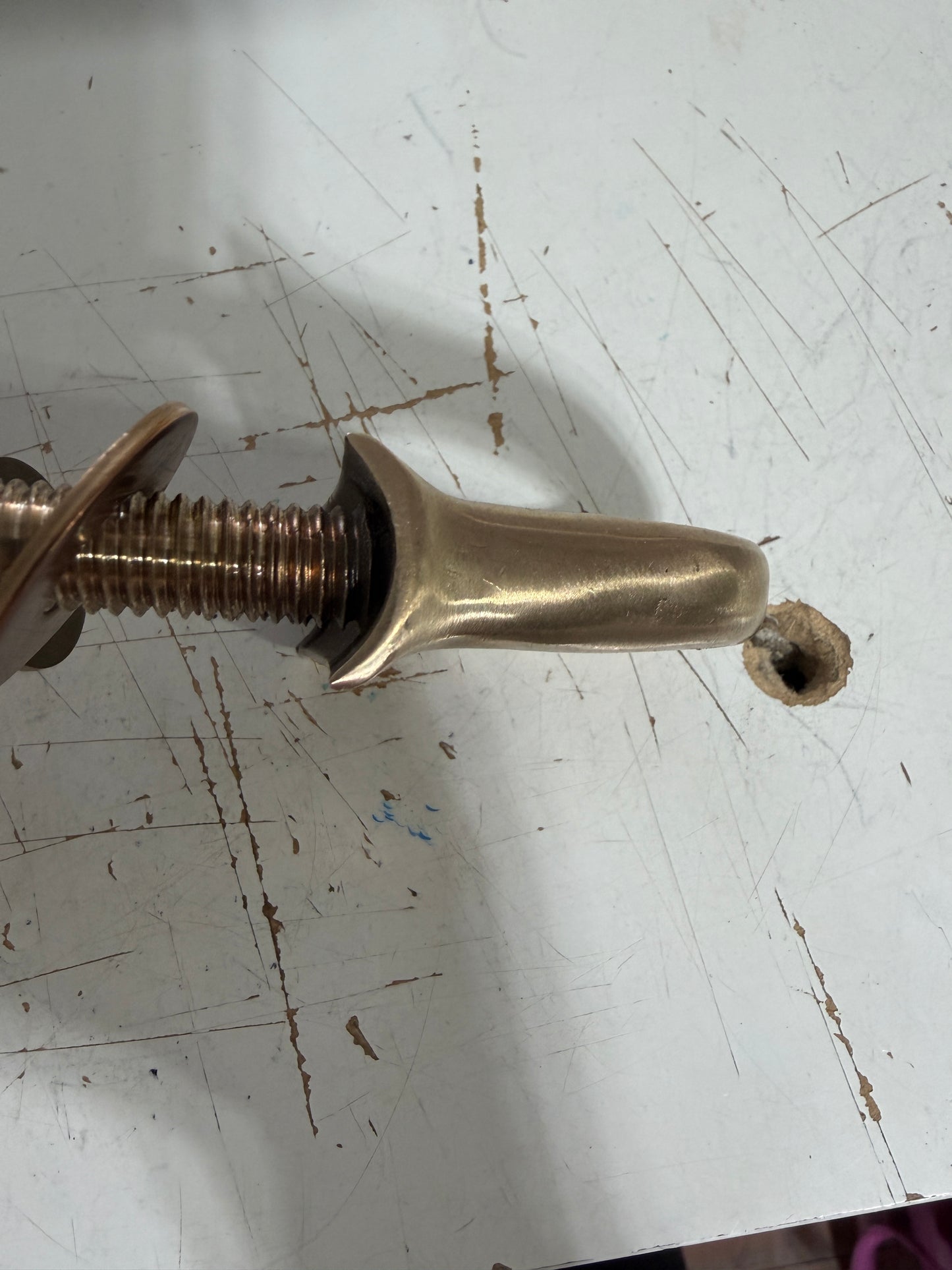3 1/2" Bronze Eye Bolt - 6 1/2" Length
