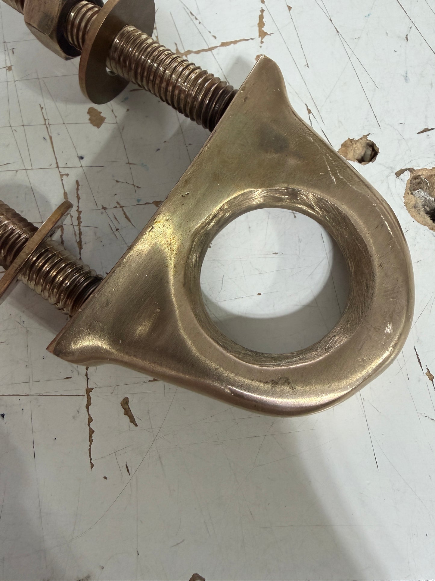 3 1/2" Bronze Eye Bolt - 6 1/2" Length