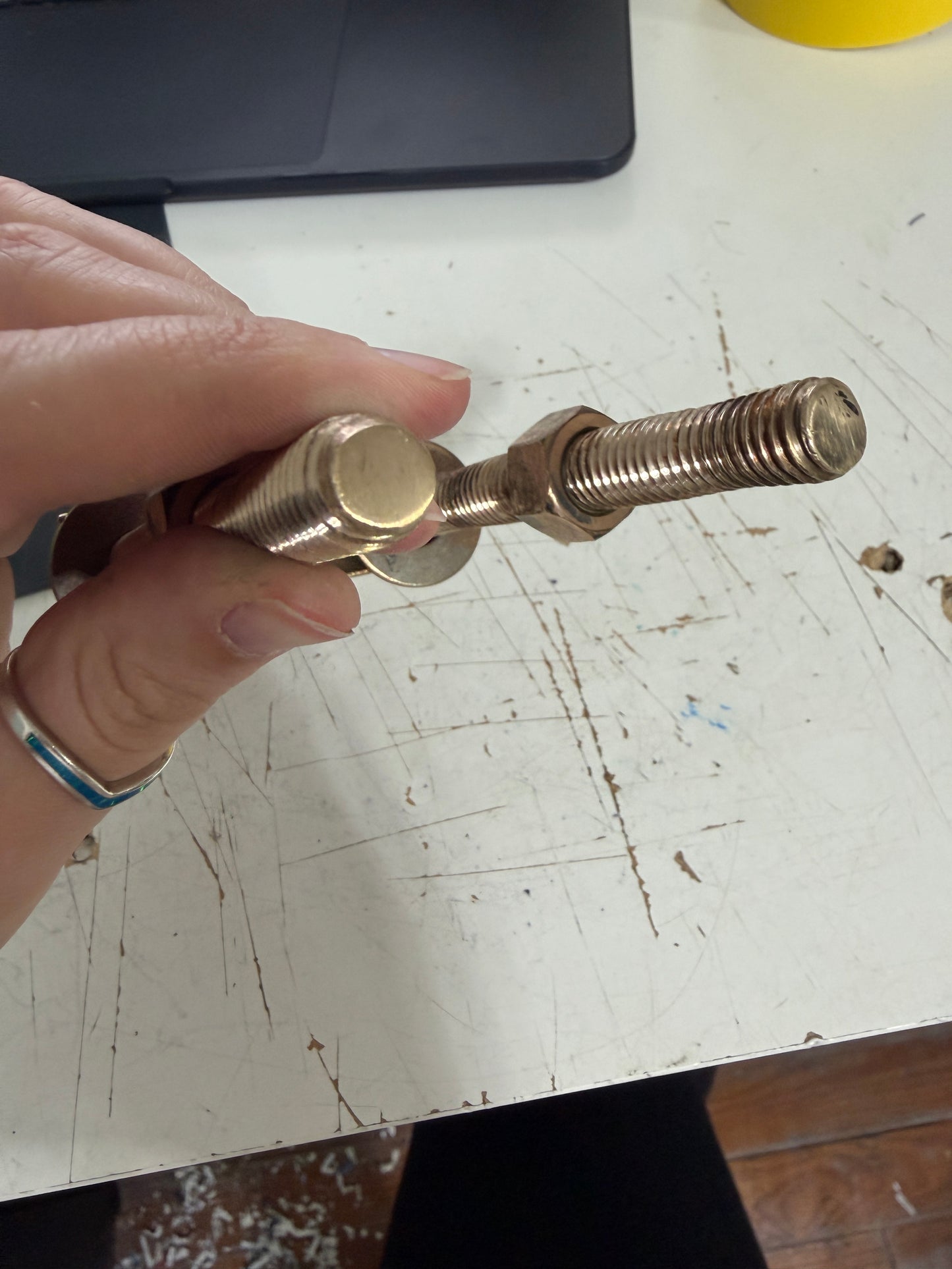 3 1/2" Bronze Eye Bolt - 6 1/2" Length
