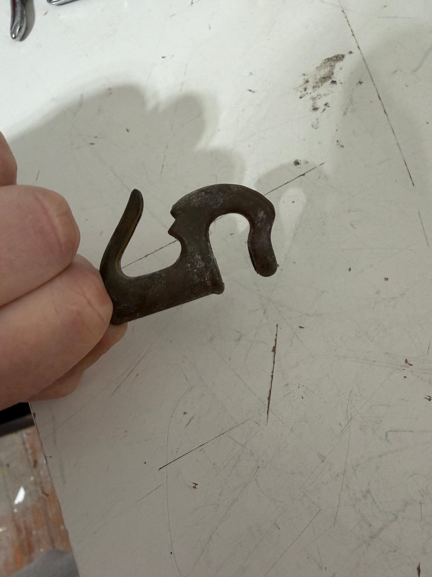 Brass Germany Hank Jib - 1/4"