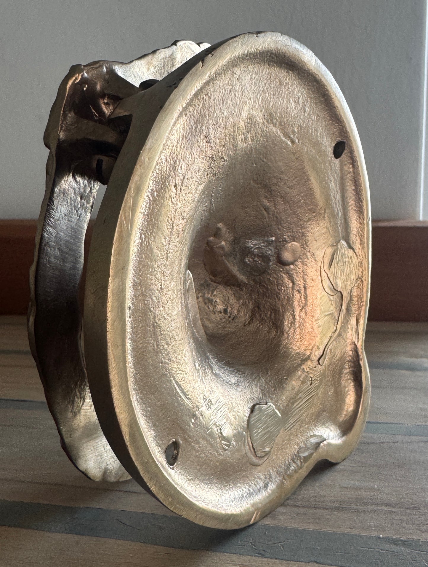 Bronze Lion Door Knocker - Heavy Brass - Made in USA