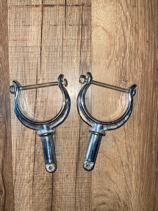 PAIR Chromed Oar Locks