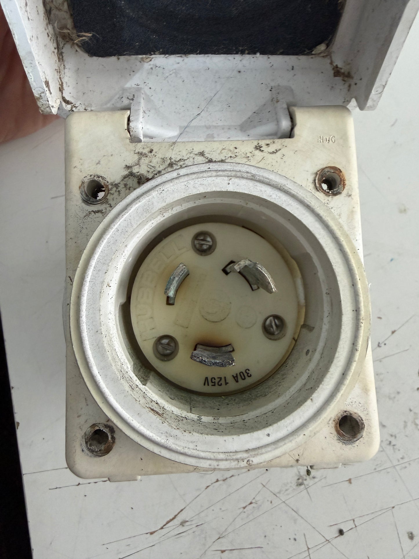Hubbell 30A 125V Shore Plug