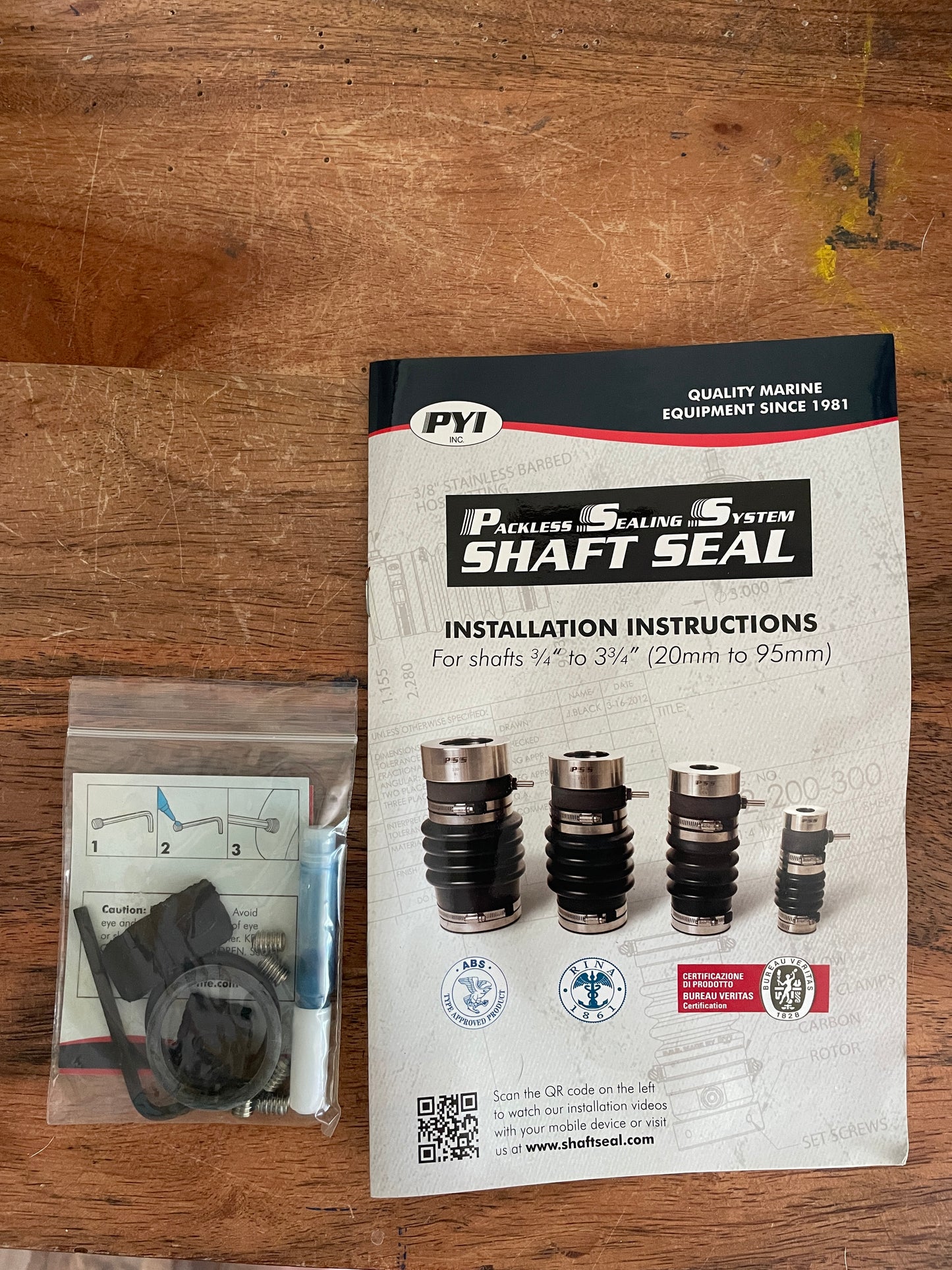 PYI Packless Sealing System - PSS Shaft Seal MODEL 02-118-134 - 1 1/8” Shaft Diameter - BRAND NEW