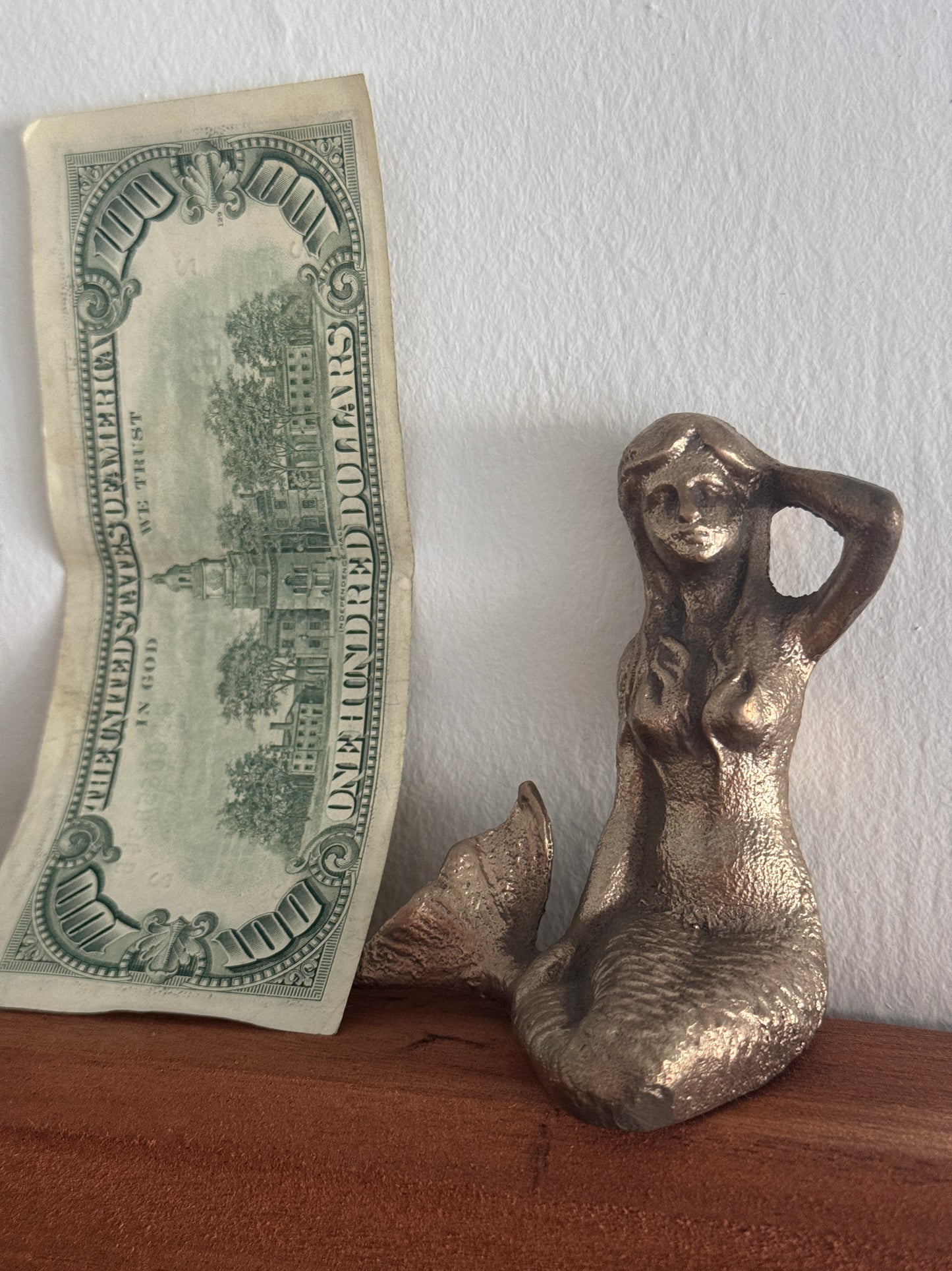 Decorative Bronze Mermaid - Solid Bronze - Made in USA