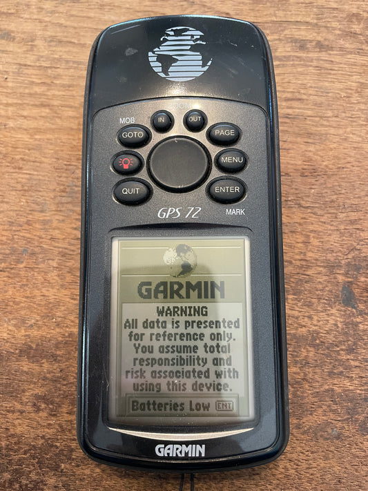 Garmin GPS 72 Personal Navigation- WORKS
