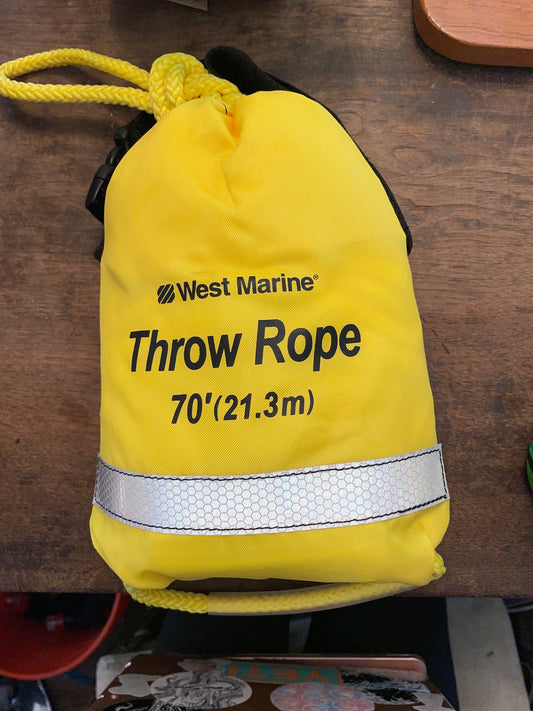 West Marine 70’ Throw Rope- NEW