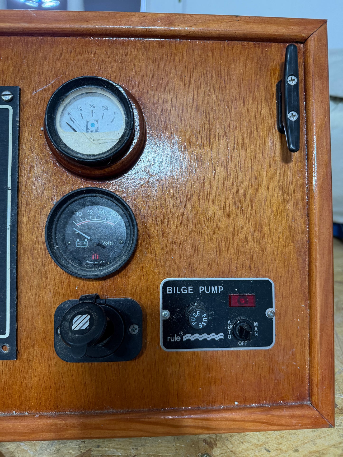 Newmar Panels, Bilge Switch & Gauges Board - Alberg 30