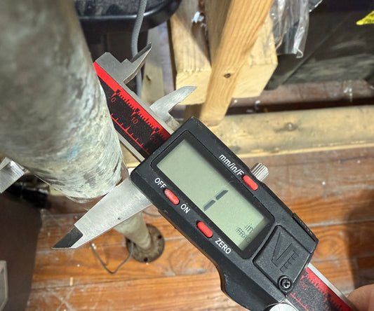 38 1/4" Length - 1" Tapered Propeller Shaft