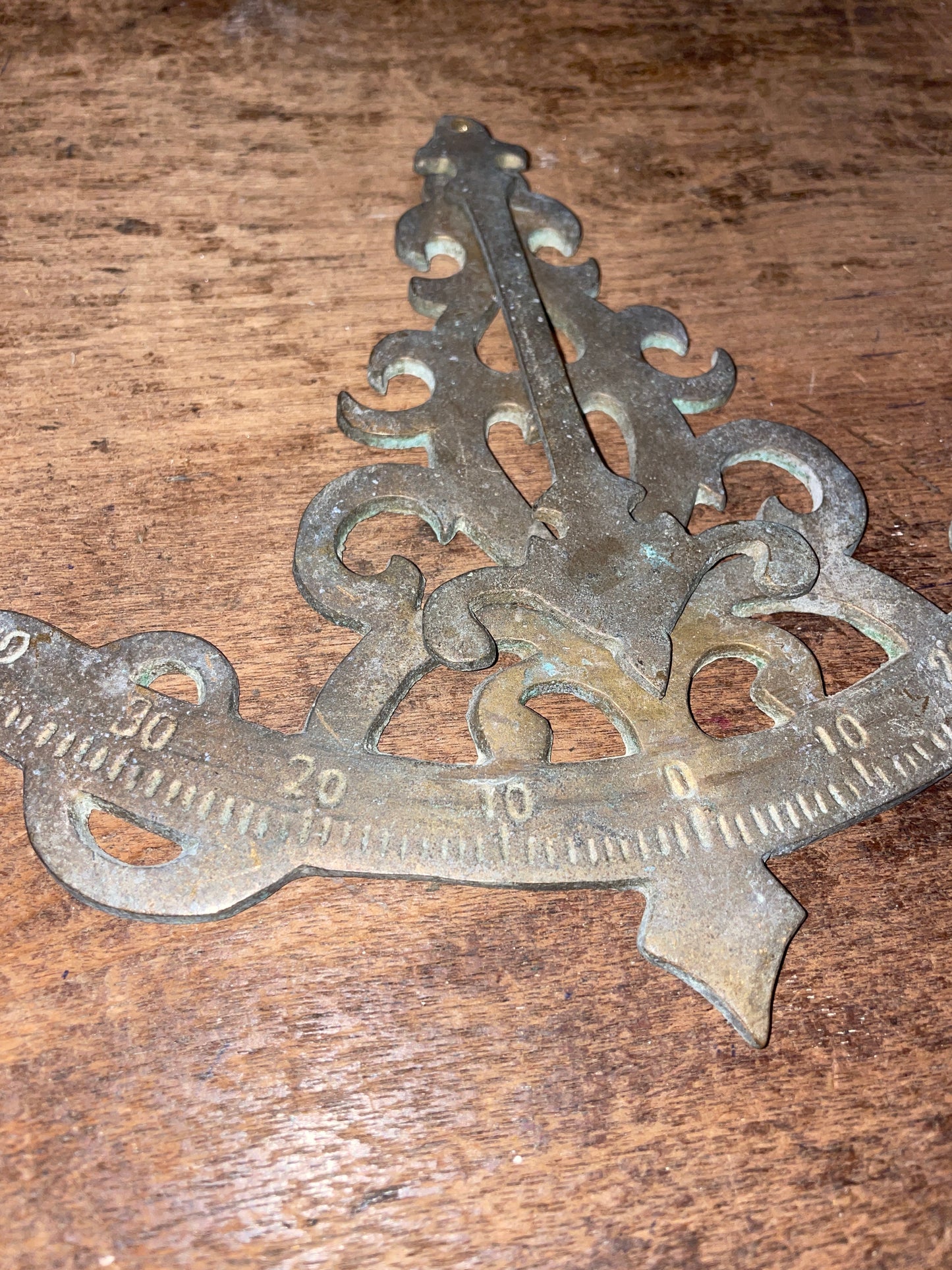 Brass Inclinometer