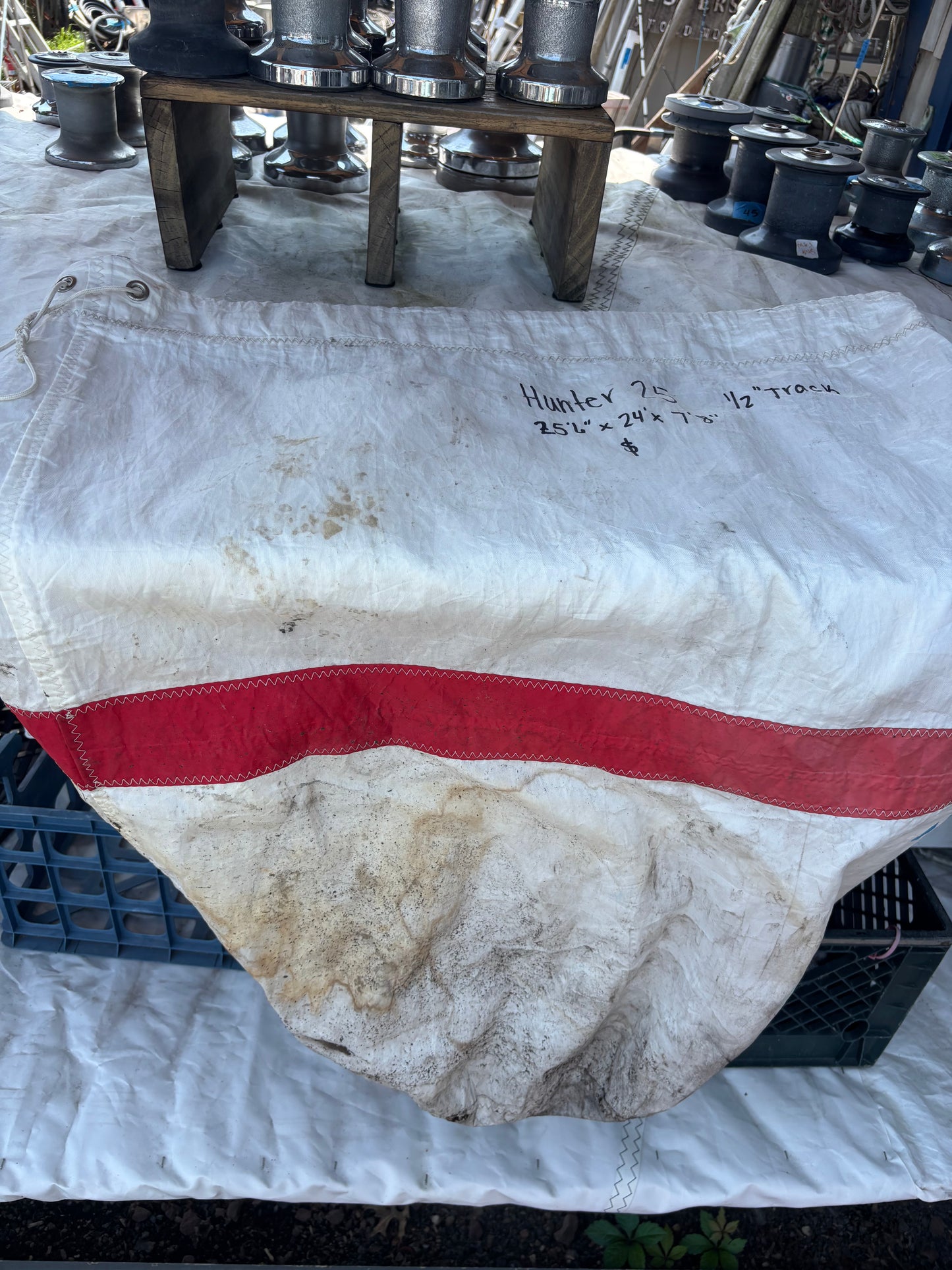 Hunter 25 Main Sail - 24’ Luff x 25’6” Leech x 7’8” Foot