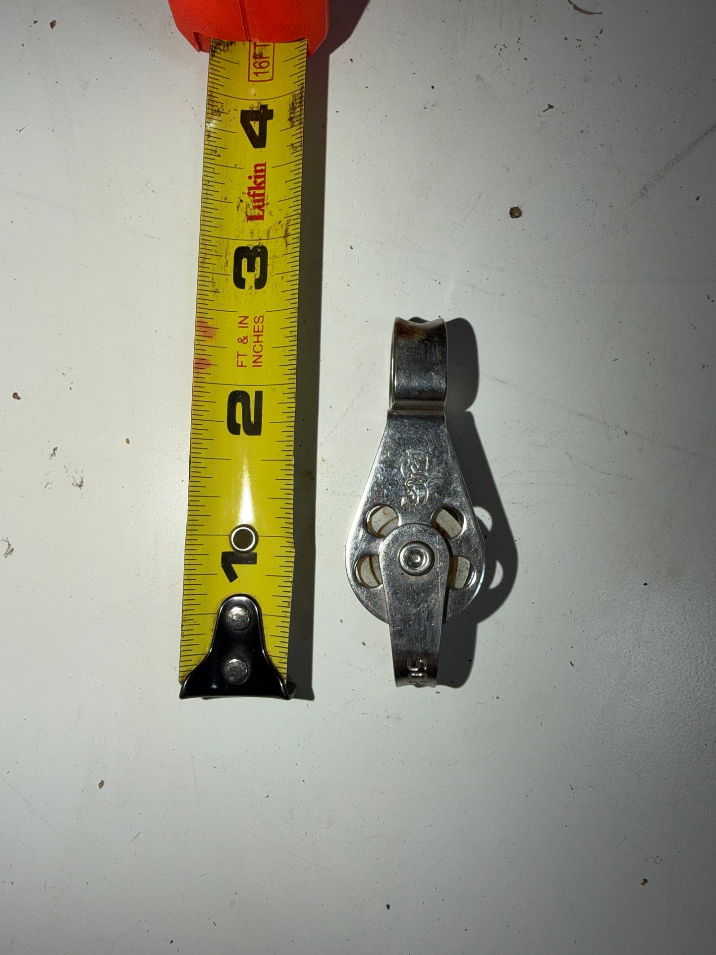 Micro Schaefer Single Swivel Block - 7/8" Sheave - 3/16" Line