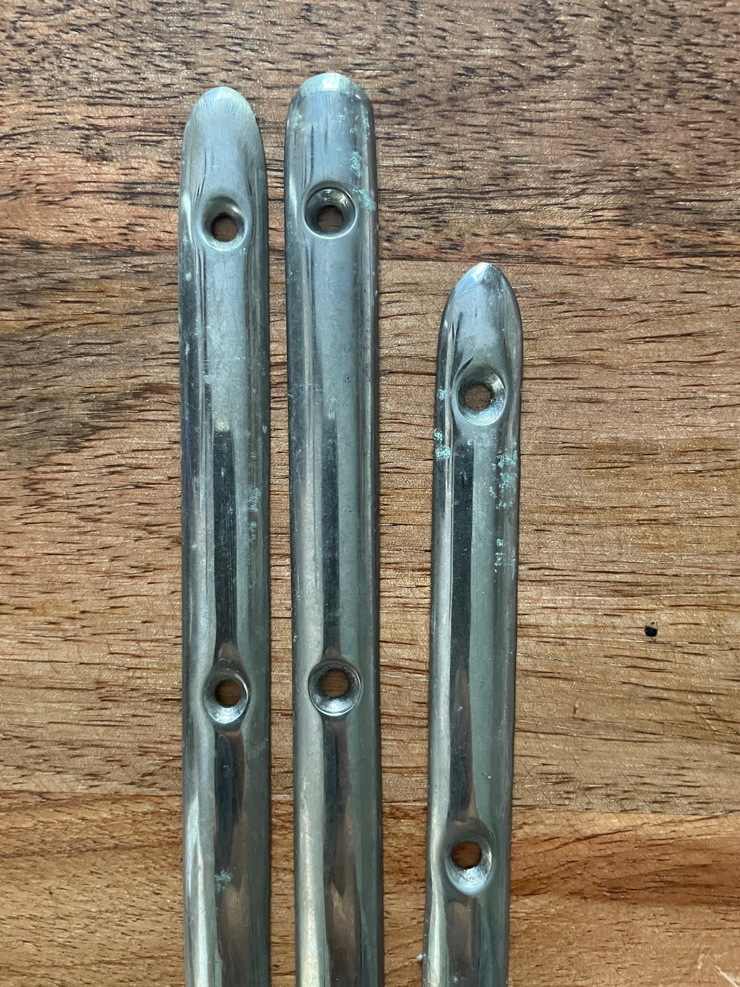 3 Small Stainless Trim Pieces
