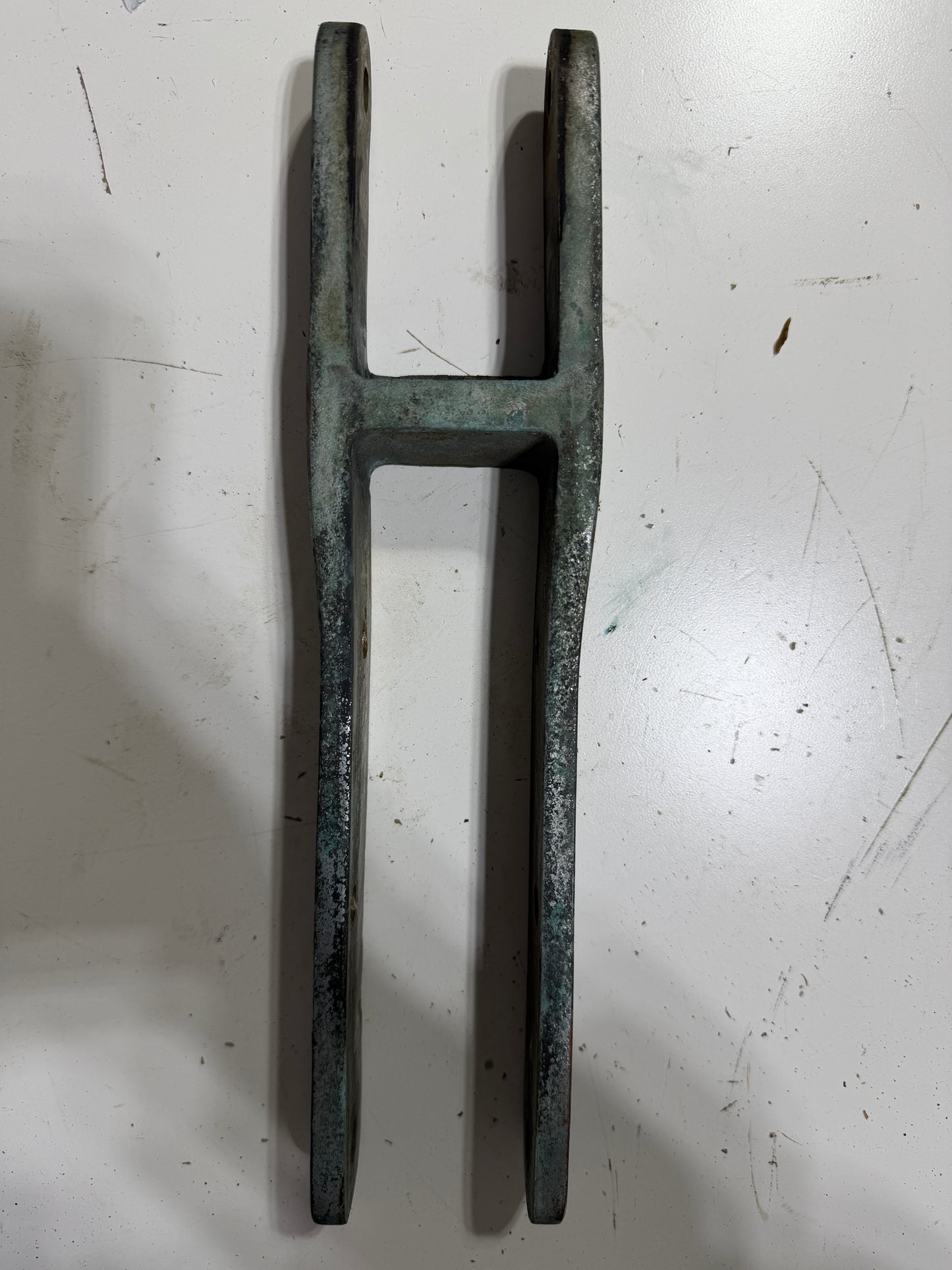 Solid Bronze Tiller Hardware - 1 5/8" Width -- #3