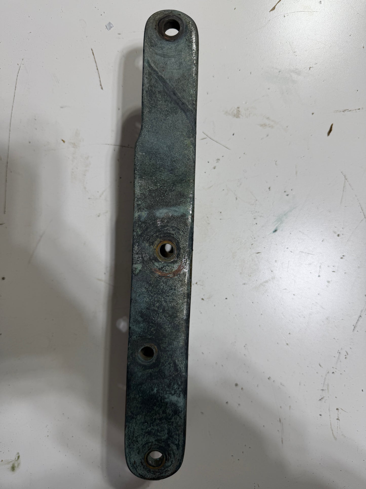 Solid Bronze Tiller Hardware - 1 5/8" Width -- #3