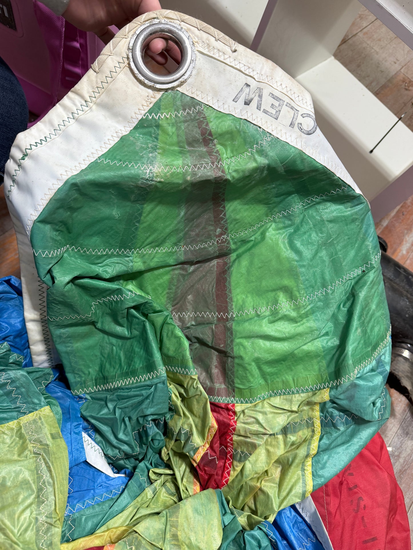 Tri Star 1.5oz Symmetrical Spinnaker - 35'2" x 35'2" x 19'9" Foot