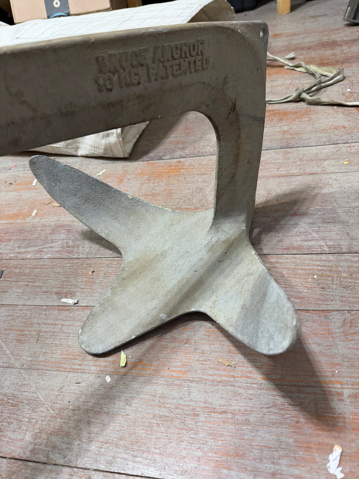 Authentic Bruce 10KG - 22lb Anchor - Alden Priscilla 1971