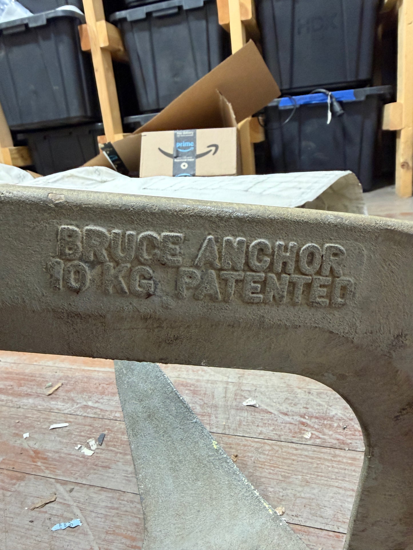 Authentic Bruce 10KG - 22lb Anchor - Alden Priscilla 1971