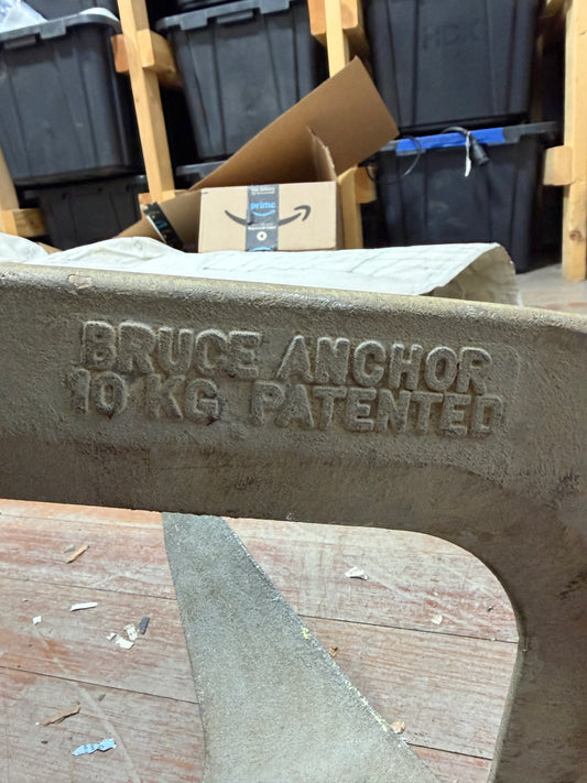 Authentic Bruce 10KG - 22lb Anchor - Alden Priscilla 1971