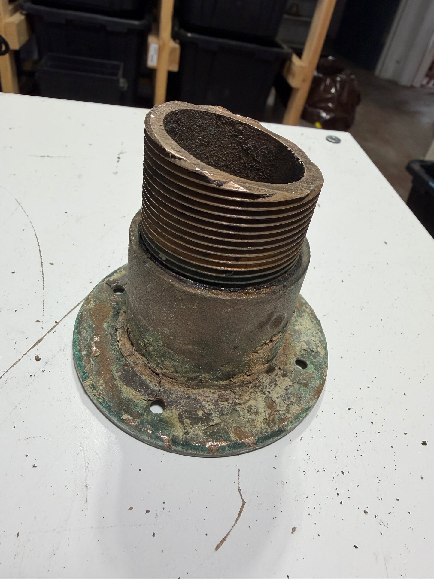 Vintage WC Bronze Diesel Fuel Cap - Alden Priscilla 1971