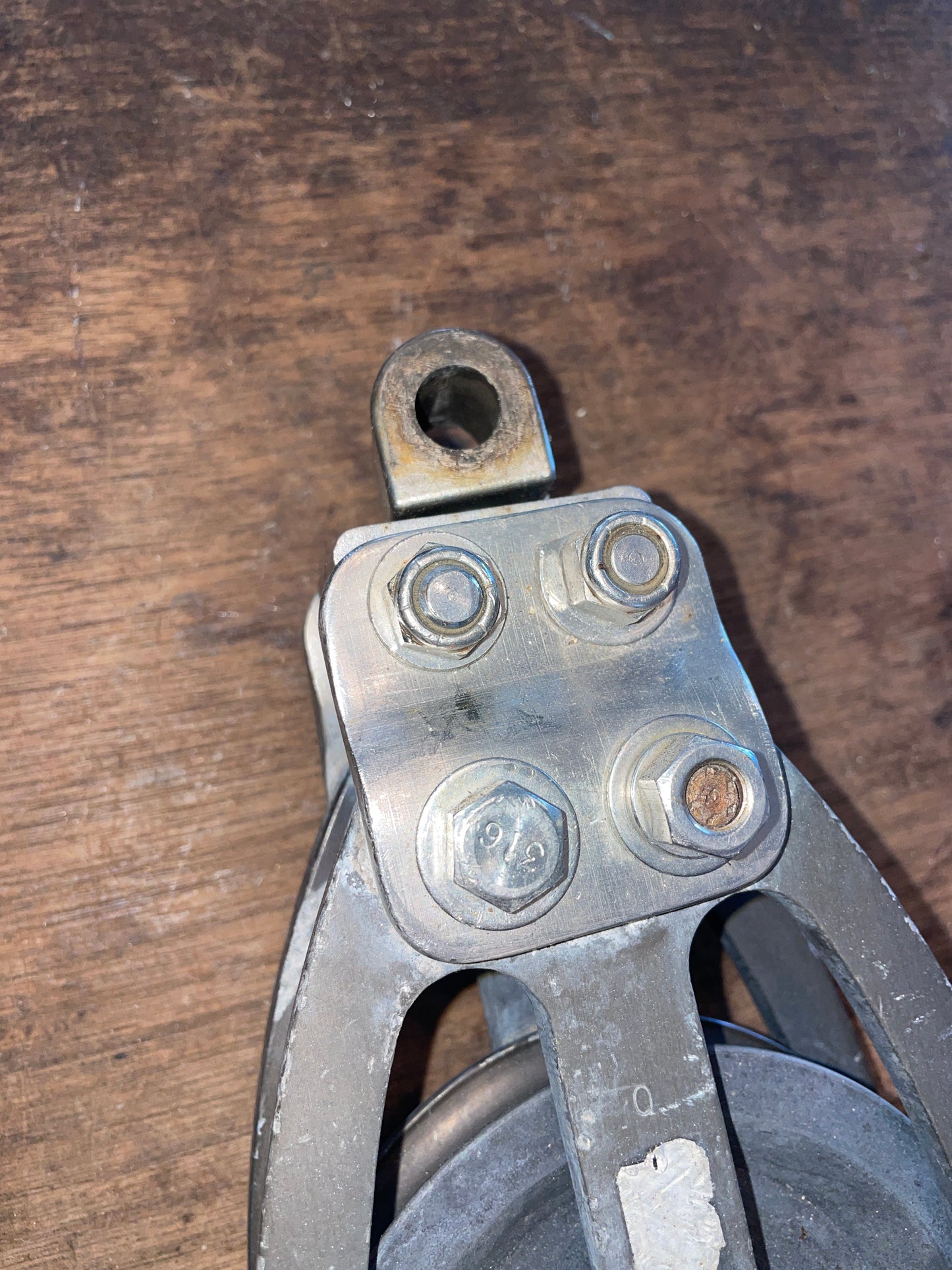 Large Penguin Swivel  Fiddle Block - 4” & 1 3/4” Sheaves - 5/8” Line