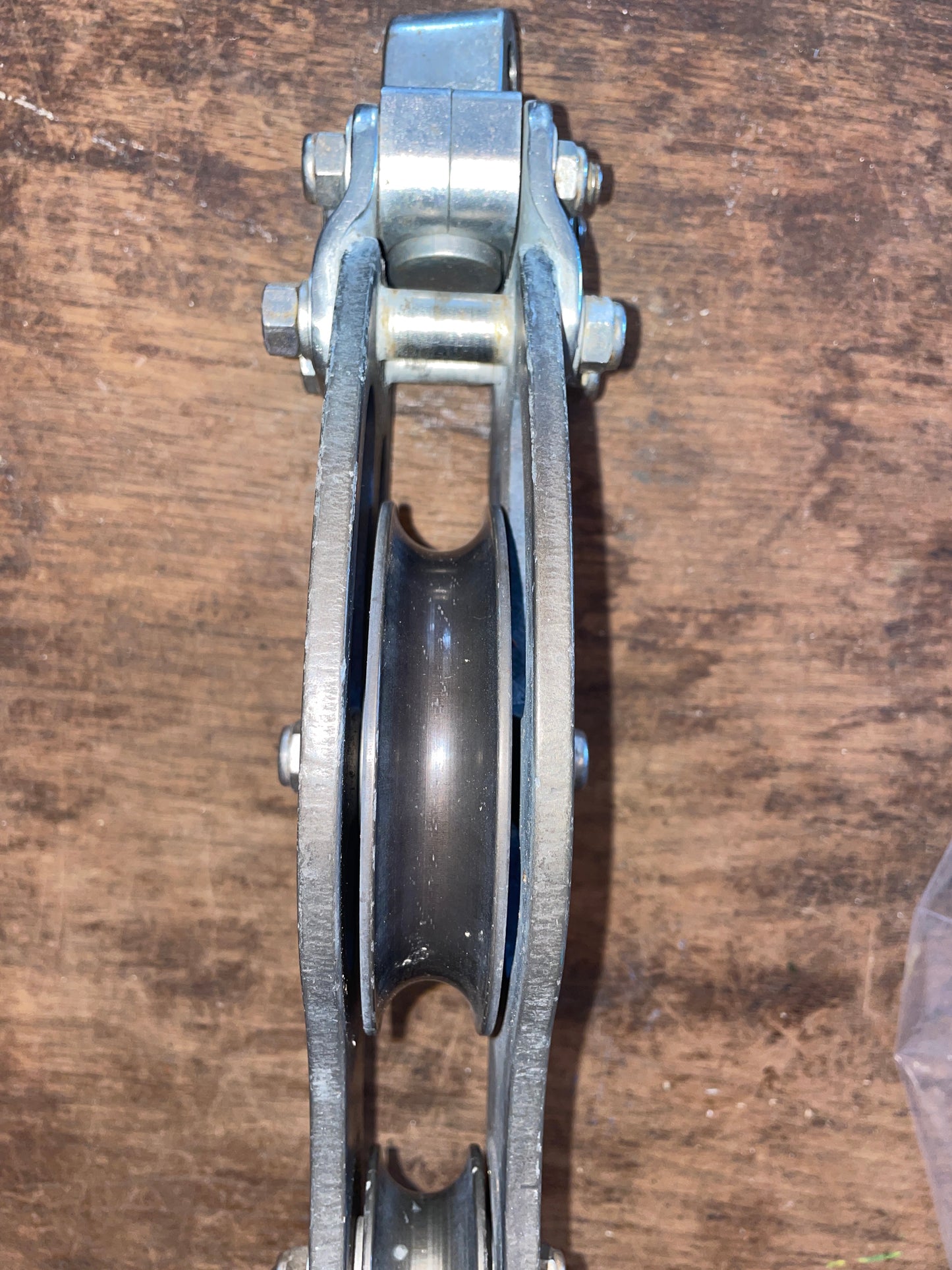 Large Penguin Swivel  Fiddle Block - 4” & 1 3/4” Sheaves - 5/8” Line