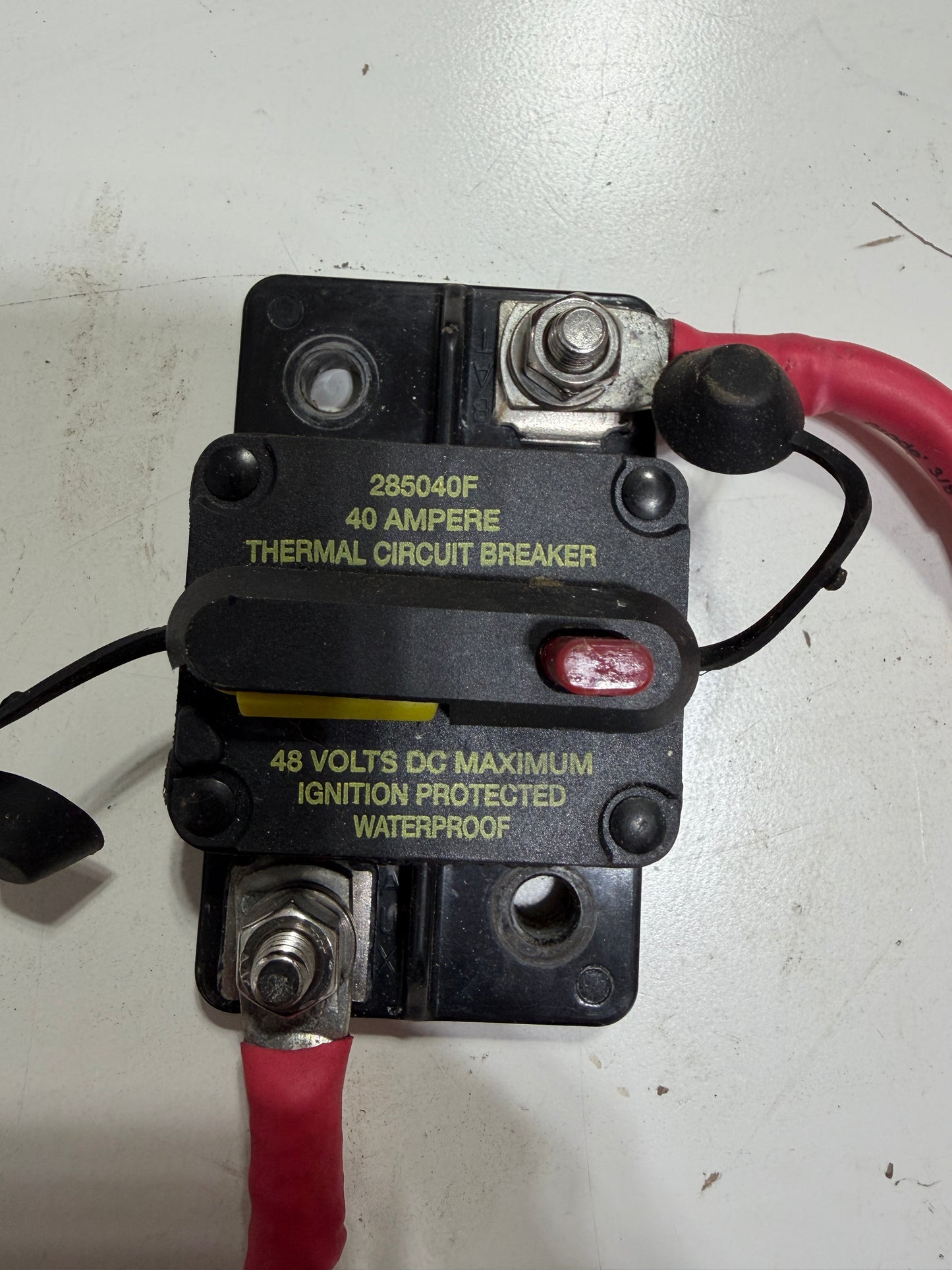 Blue Sea System Thermal Circuit Breaker Surface Mount 285040F 40 AMP - 48 VDC