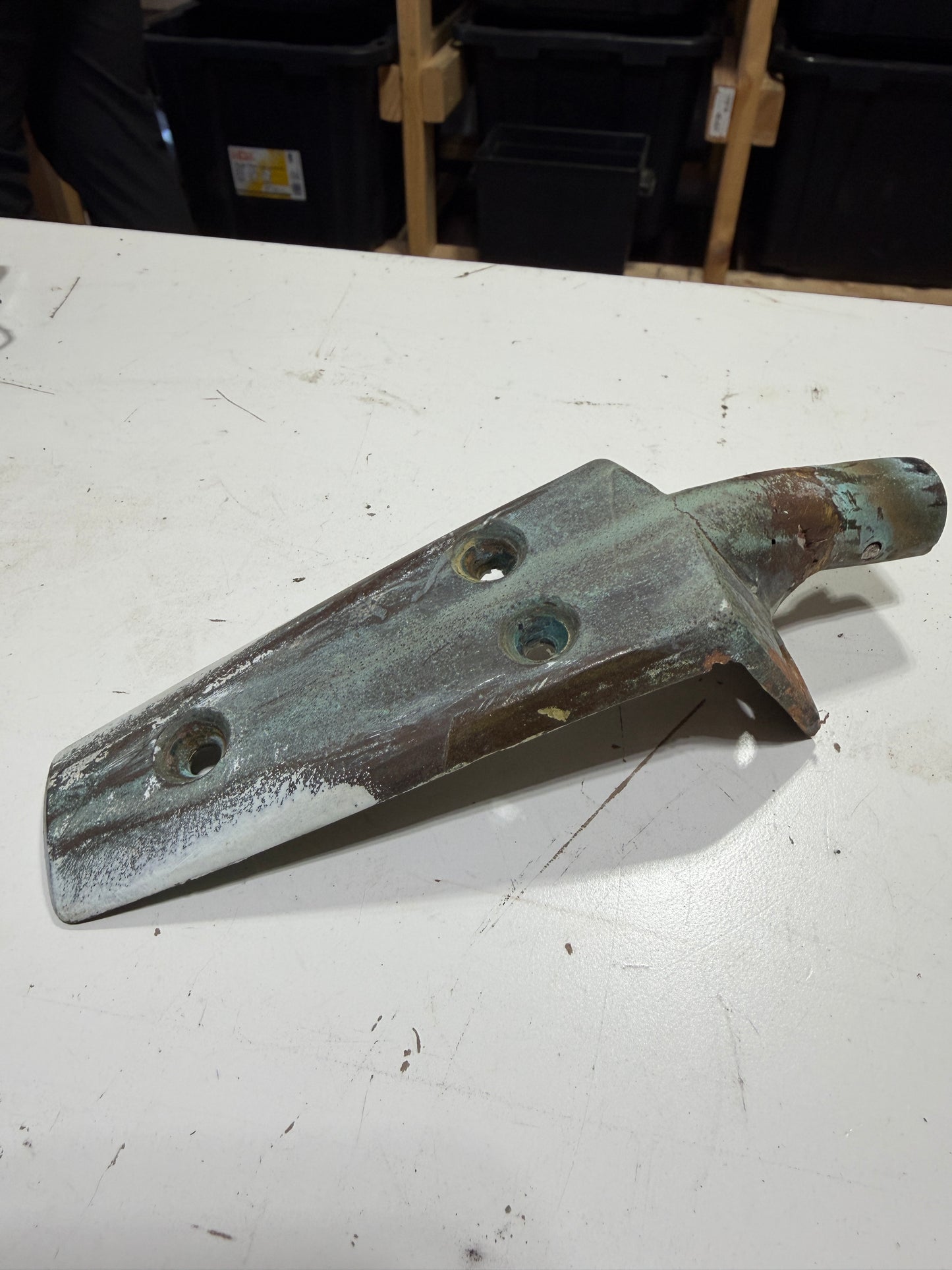 2 Piece Bronze Stem Head Fitting - Alden Priscilla 1971