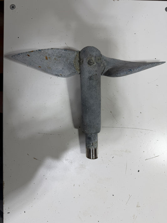 2 Blade Folding Propeller - RH12D x 6P - 1" Shaft