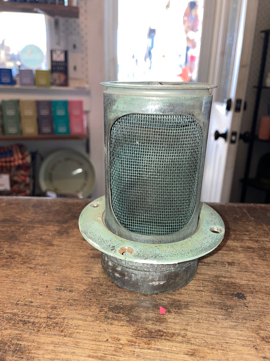 Vintage Bronze Deck Vent Removed Off A Columbia 40