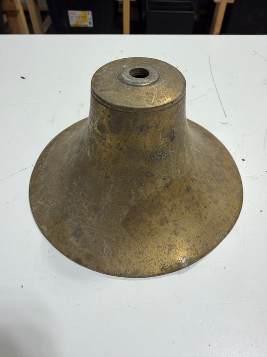 5 5/8" Brass Bell Body Only - Bent Edges -- #3