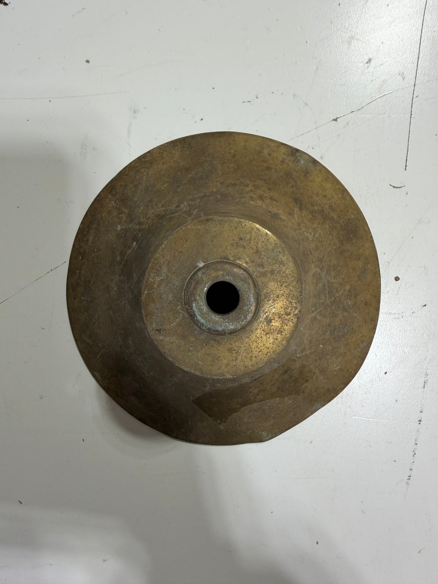 5 5/8" Brass Bell Body Only - Bent Edges -- #3