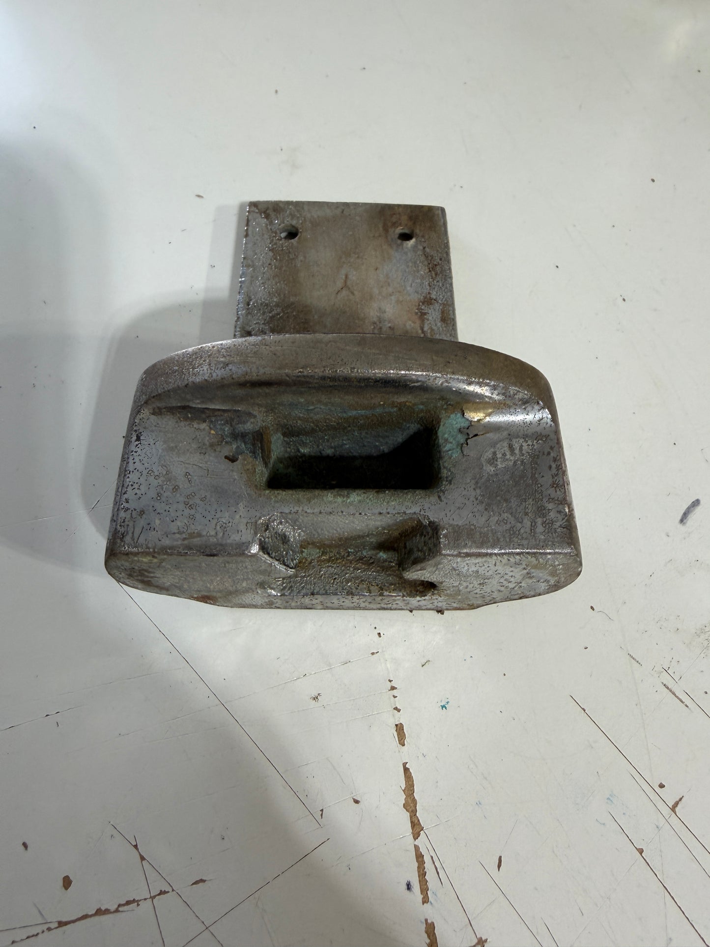 Chromed Bronze Half Hinge