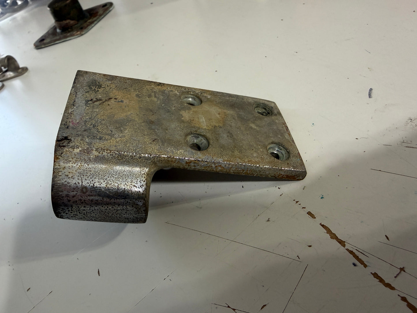 Chromed Bronze Half Hinge