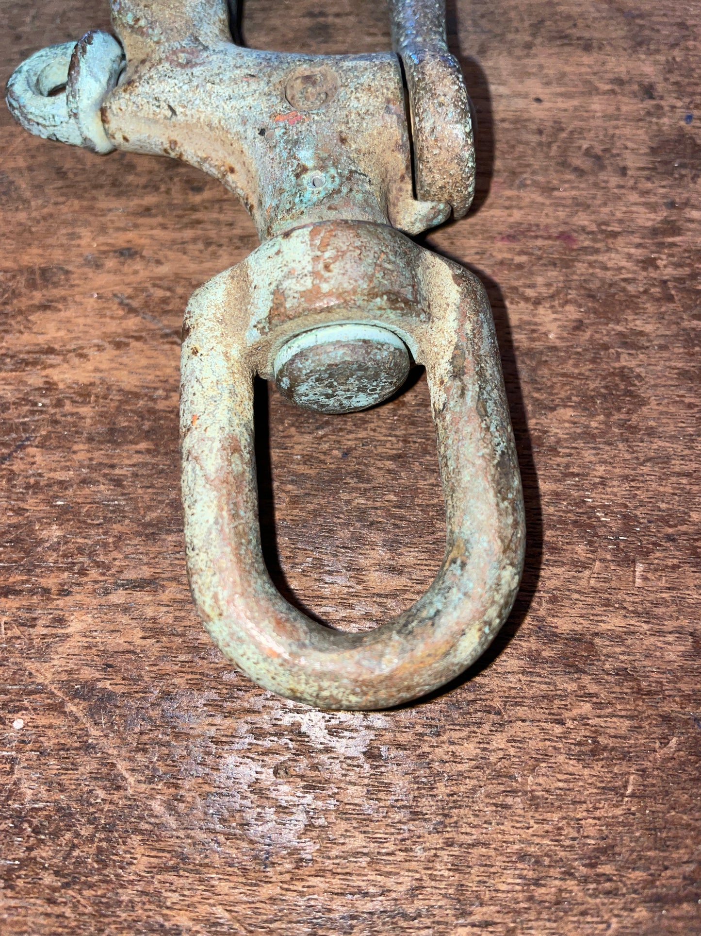 #2 Large Bronze Swivel Shackle- 3/4” Eye