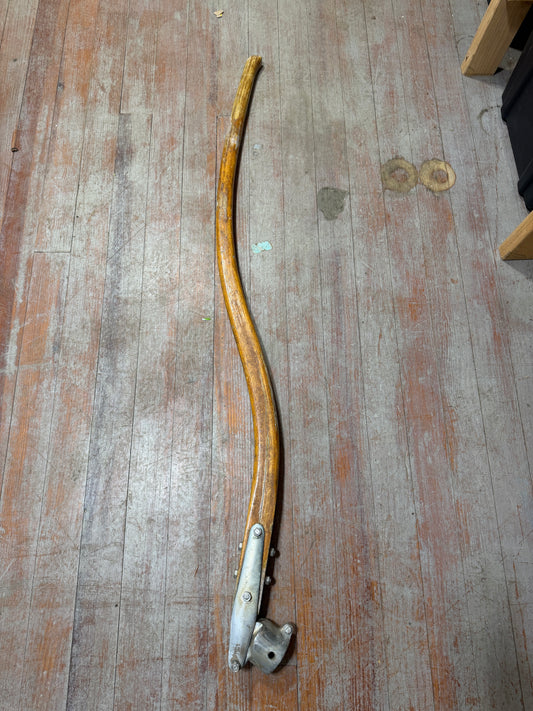 Large 56" Curved Tiller Handle -- #19